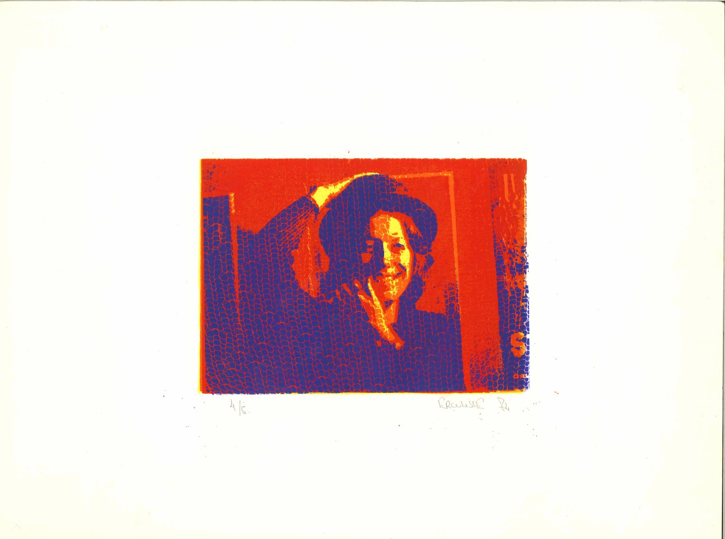 Myriam&nbsp;&nbsp;&nbsp;&nbsp;&nbsp;&nbsp;&nbsp;&nbsp;&nbsp;&nbsp;s&eacute;rigraphie tirage 5&nbsp;&nbsp;&nbsp;&nbsp;13 x 18 /30 x 40cm&nbsp;&nbsp;&nbsp;&nbsp;1974