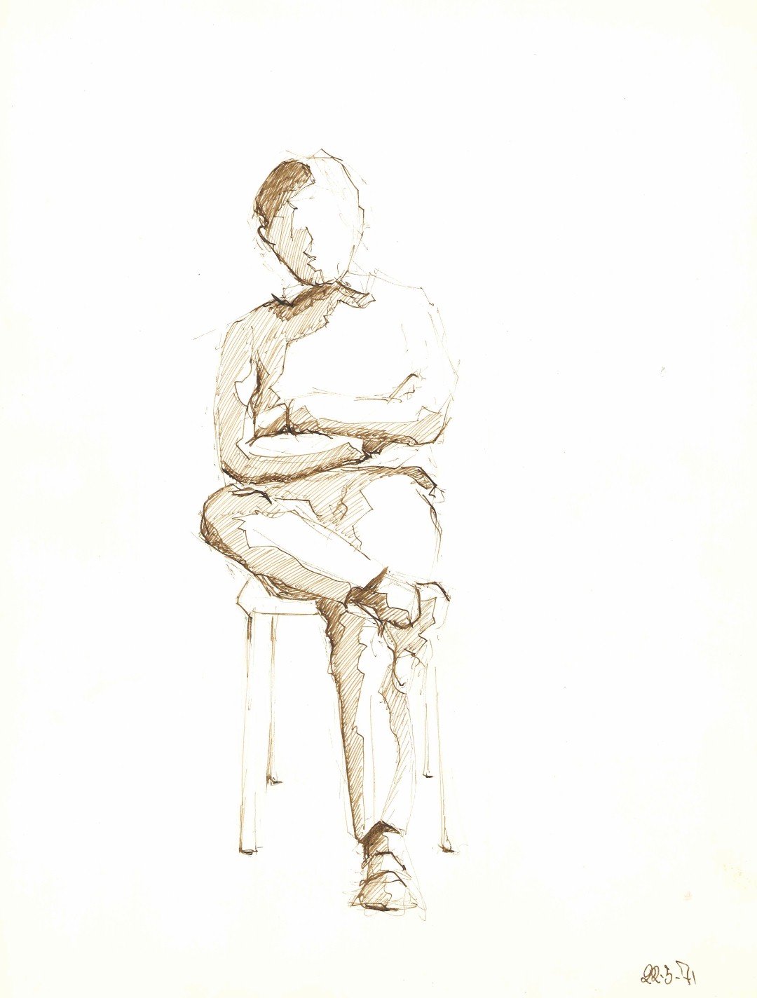 &eacute;tude&nbsp;&nbsp;&nbsp;&nbsp;&nbsp;&nbsp;&nbsp;&nbsp;&nbsp;&nbsp;brou de noix&nbsp;&nbsp;&nbsp;&nbsp;36 x 27cm&nbsp;&nbsp;&nbsp;&nbsp;1971