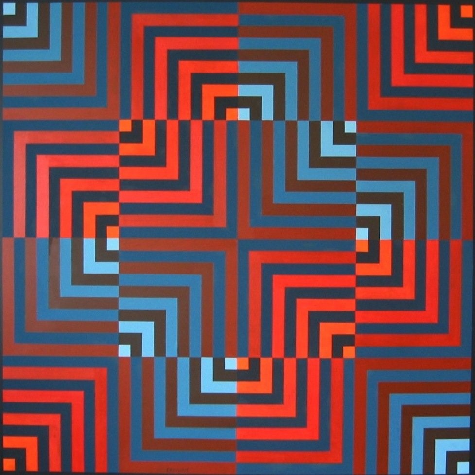 Lin&eacute;aire 1&nbsp;&nbsp;&nbsp;&nbsp;&nbsp;&nbsp;&nbsp;&nbsp;&nbsp;&nbsp;acrylique sur toile&nbsp;&nbsp;&nbsp;&nbsp;150 x 150cm&nbsp;&nbsp;&nbsp;&nbsp;2008