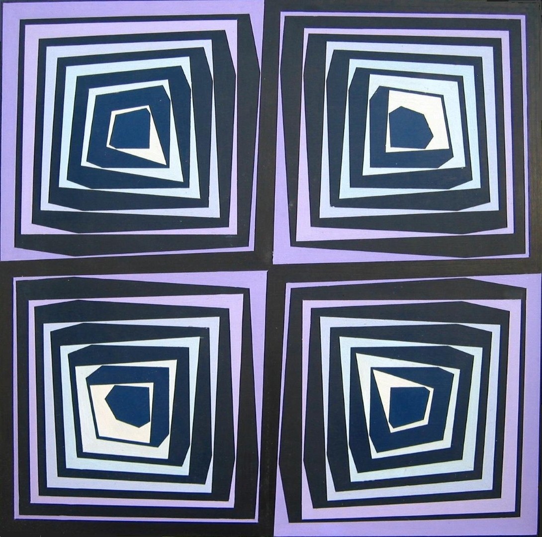 RAI&nbsp;&nbsp;&nbsp;&nbsp;&nbsp;&nbsp;&nbsp;&nbsp;&nbsp;&nbsp;huile sur panneau&nbsp;&nbsp;&nbsp;&nbsp;61 x 61cm&nbsp;&nbsp;&nbsp;&nbsp;1975